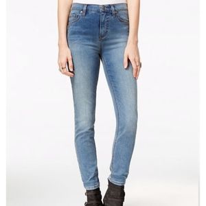 Free People Light Denim Skinny Jeans, NWT
